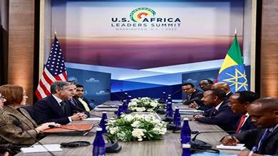 جانب من فعاليات القمة الأميركية الإفريقية في واشنطن